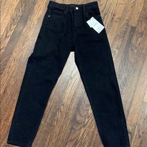 Zara mom fit high rise jeans
